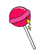 Стикер Леденец
